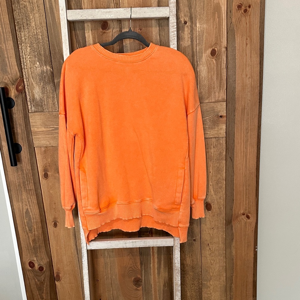 Zenana Outfitters Orange Sweatshirt